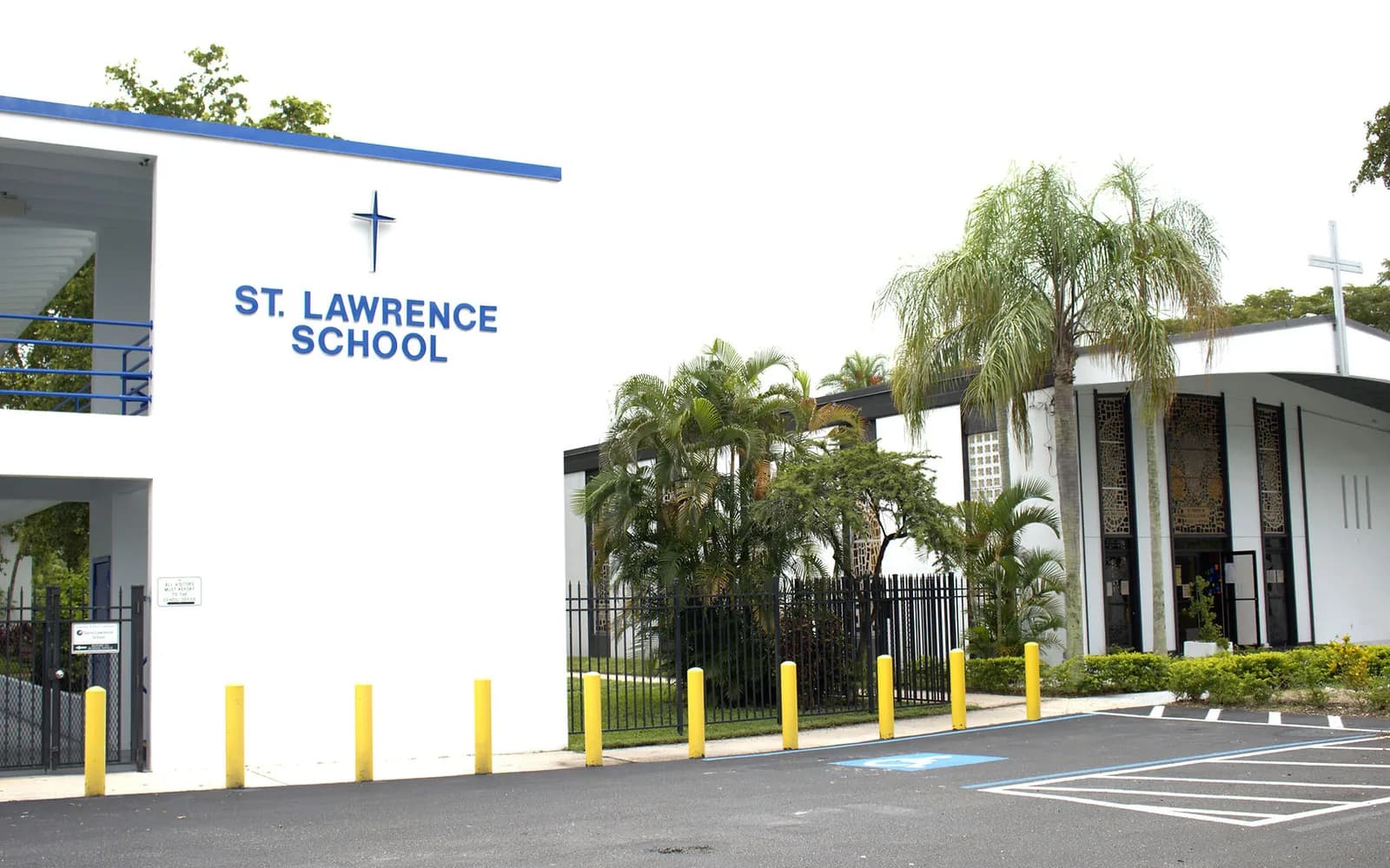 St. Lawrence Catholic School and church campus